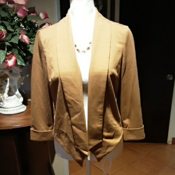 Papaya Jackets & Blazers - Papaya Camel Brown Women's Blazer Vintage
